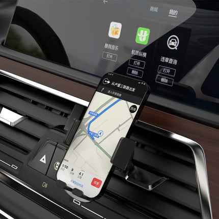 DUDAO Elegant F8Max gravity car phone holder, black – image 8