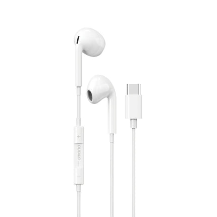 DUDAO X14PROT in-ear headphones with USB-C connector, white – image 2