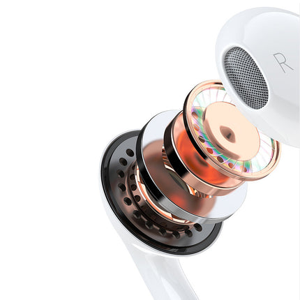 DUDAO X14PROT in-ear headphones with USB-C connector, white – image 6