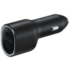 SAMSUNG Car charger for cigarette lighter socket 2x USB 25W, black