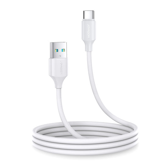 JOYROOM Flexible, durable USB-USB-C cable for charging and data transmission, 1m white