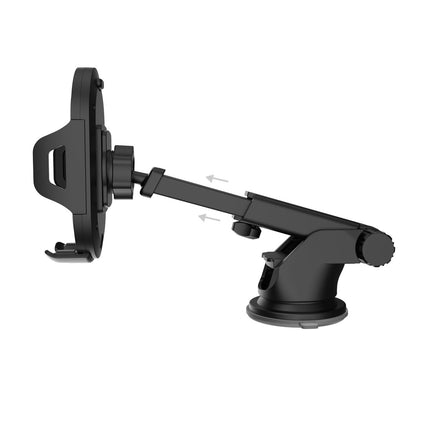 DUDAO Telescopic gravity car holder for glass, dashboard, black