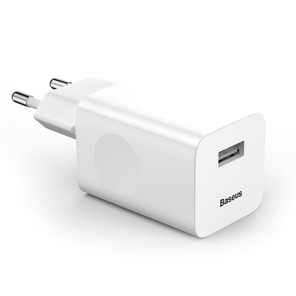BASEUS Wall charger, power supply for USB Quick Charge 3.0 cable, white – image 2