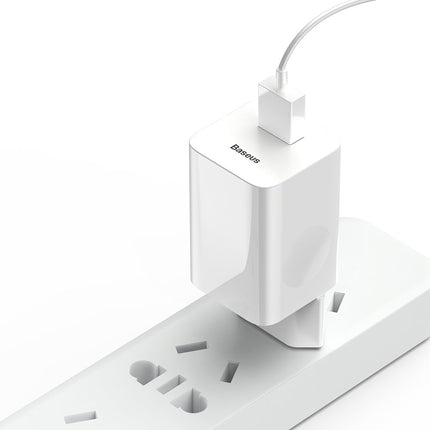 BASEUS Wall charger, power supply for USB Quick Charge 3.0 cable, white – image 6