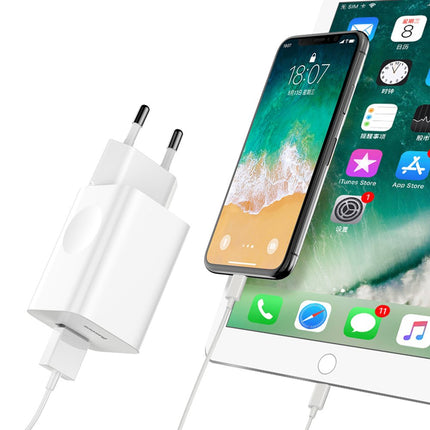 BASEUS Wall charger, power supply for USB Quick Charge 3.0 cable, white