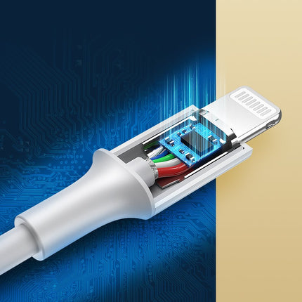 UGREEN Cable for iPhone MFi USB-C - Lightning 20W 3A 1m white – image 9