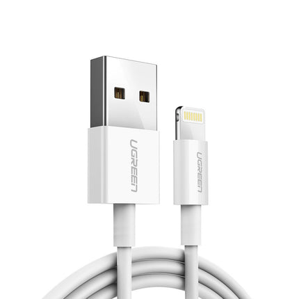 UGREEN iPhone USB - Lightning MFI cable 1m 2.4A white
