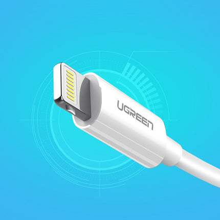 UGREEN iPhone USB - Lightning MFI cable 1m 2.4A white – image 9