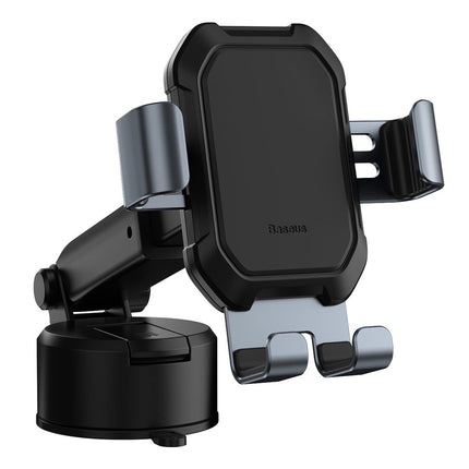 BASEUS Gravity telescopic car phone holder for windshield, dashboard, black