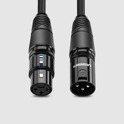 UGREEN Audio extension cable for XLR microphone, 2m, black – image 2
