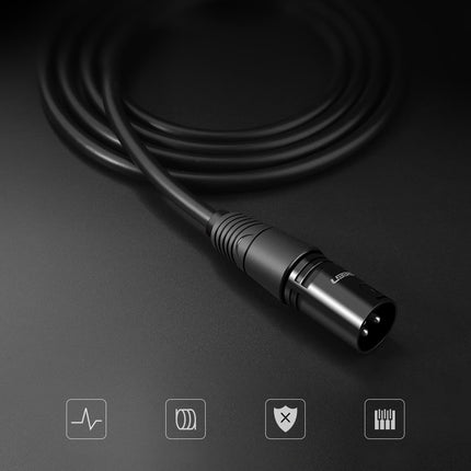 UGREEN Audio extension cable for XLR microphone, 2m, black – image 5