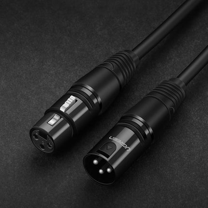 UGREEN Audio extension cable for XLR microphone, 2m, black – image 6