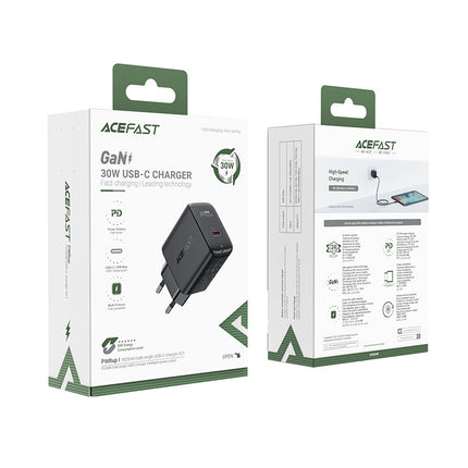 ACEFAST GaN USB-C 30W PD QC 3.0 AFC FCP wall charger black – image 5
