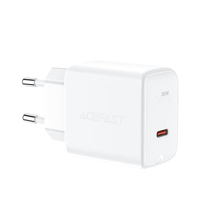 ACEFAST GaN USB-C 30W PD QC 3.0 AFC FCP network charger white – image 2