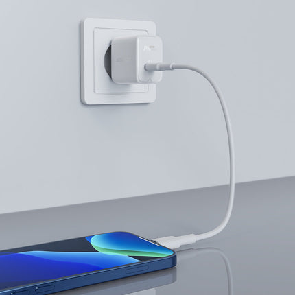 ACEFAST GaN USB-C 30W PD QC 3.0 AFC FCP network charger white – image 5