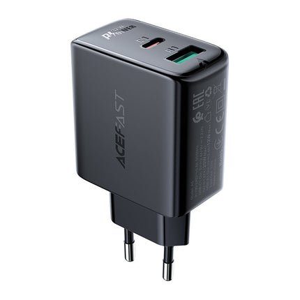 ACEFAST USB-C USB 32W wall charger PPS PD QC 3.0 AFC FCP black