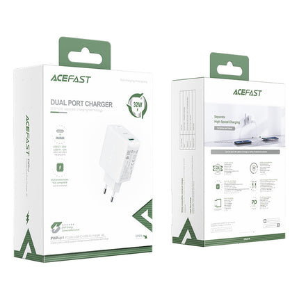 ACEFAST USB-C USB 32W wall charger PPS PD QC 3.0 AFC FCP white – image 5