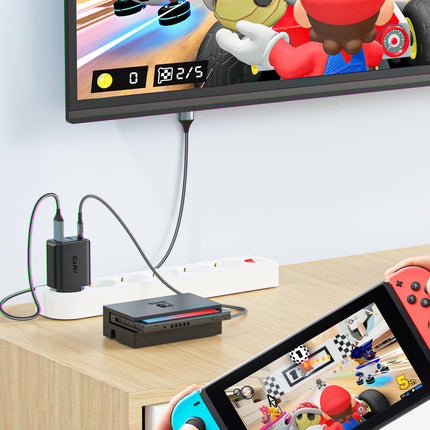 ACEFAST 2in1 Charger with USB-C cable + USB-C - HDMI 4K adapter, black – image 8