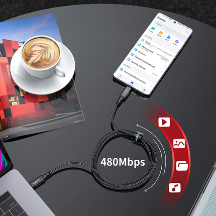 ACEFAST Braided cable USB-C 100W 20V 5A 2m black – image 8