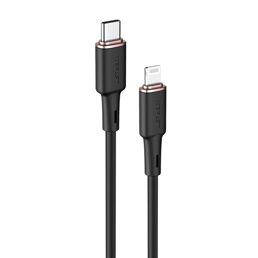 ACEFAST Cable for iPhone MFI USB-C - Lightning 30W 3A 1.2m black