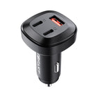ACEFAST Car charger 66W 2x USB-C USB Power Delivery QC 4.0 black