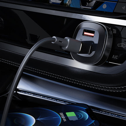 ACEFAST Car charger 66W 2x USB-C USB Power Delivery QC 4.0 black – image 4