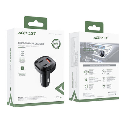 ACEFAST Car charger 66W 2x USB-C USB Power Delivery QC 4.0 black – image 5