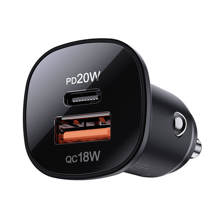 ACEFAST 38W USB-C USB Power Delivery QC 3.0 car charger, black – image 3