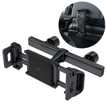 ACEFAST Car headrest holder for phone and tablet 135-230mm wide, black