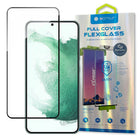BESTSUIT Glass foil, tempered glass, for the entire screen with a frame for Samsung Galaxy S22+, transparent