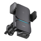 BASEUS Inductive car charger + Wisdom grille phone holder, black