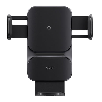 BASEUS Inductive car charger + Wisdom grille phone holder, black – image 2