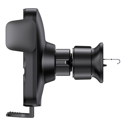BASEUS Inductive car charger + Wisdom grille phone holder, black – image 8