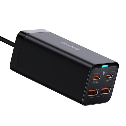 BASEUS Fast universal GaN charger 2x USB-C 2x USB 100W QC 4.0+ AFC black – image 4