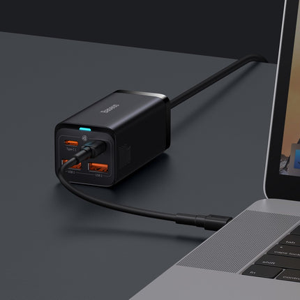 BASEUS Fast universal GaN charger 2x USB-C 2x USB 100W QC 4.0+ AFC black – image 9