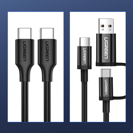 UGREEN USB-C cable for charging and data transfer 3A 1.5m black – image 11