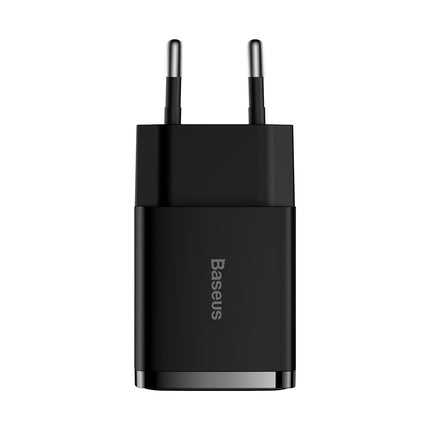 BASEUS Compact 2x USB 10.5W wall charger, black – image 2