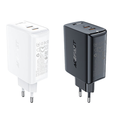 ACEFAST A29 GaN wall charger, two USB-C PD ports, 50W, black – image 3