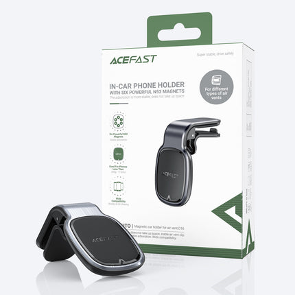 ACEFAST Magnetic car phone holder for the air vent, gray – image 5