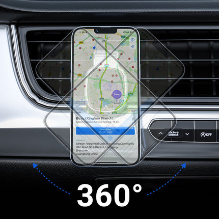 ACEFAST Magnetic car phone holder for the air vent, gray – image 9