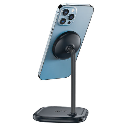 ACEFAST 2in1 Qi 15W wireless charger and stand for iPhone and Apple AirPods E6 black – image 3