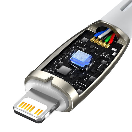BASEUS Cable for fast charging iPhone USB-C - Lightning 480Mb/s PD 20W 1m white – image 7