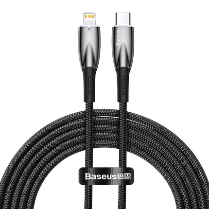 BASEUS Cable for fast charging iPhone USB-C - Lightning 480Mb/s PD 20W 2m black