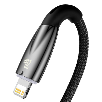 BASEUS Cable for fast charging iPhone USB-C - Lightning 480Mb/s PD 20W 2m black – image 3