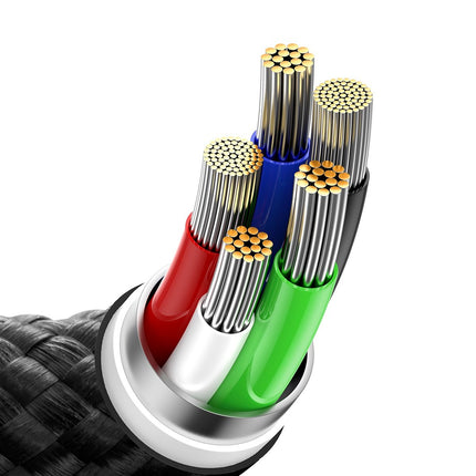 BASEUS Cable for fast charging iPhone USB-C - Lightning 480Mb/s PD 20W 2m black – image 5