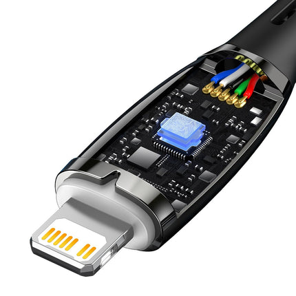 BASEUS Cable for fast charging iPhone USB-C - Lightning 480Mb/s PD 20W 2m black – image 7