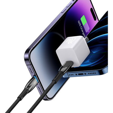 BASEUS Cable for fast charging iPhone USB-C - Lightning 480Mb/s PD 20W 2m black – image 8