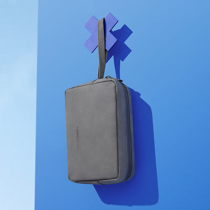BASEUS Small pouch, travel bag, phone case, headphones and other accessories, gray – image 9