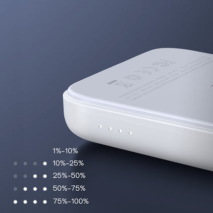 JOYROOM Mini Power Bank 10000mAh magnetic with QC PD USB USB-C charger, white – image 9