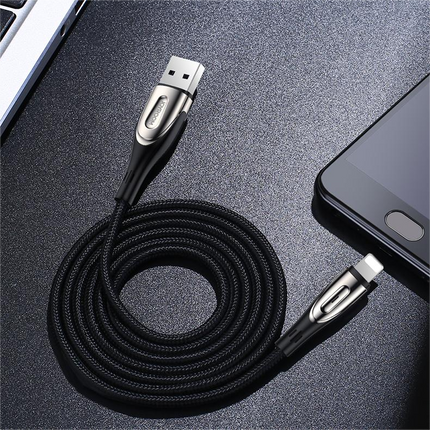 JOYROOM iPhone USB-A - Lightning Fast Charging Cable Sharp Series 1.2m black – image 8